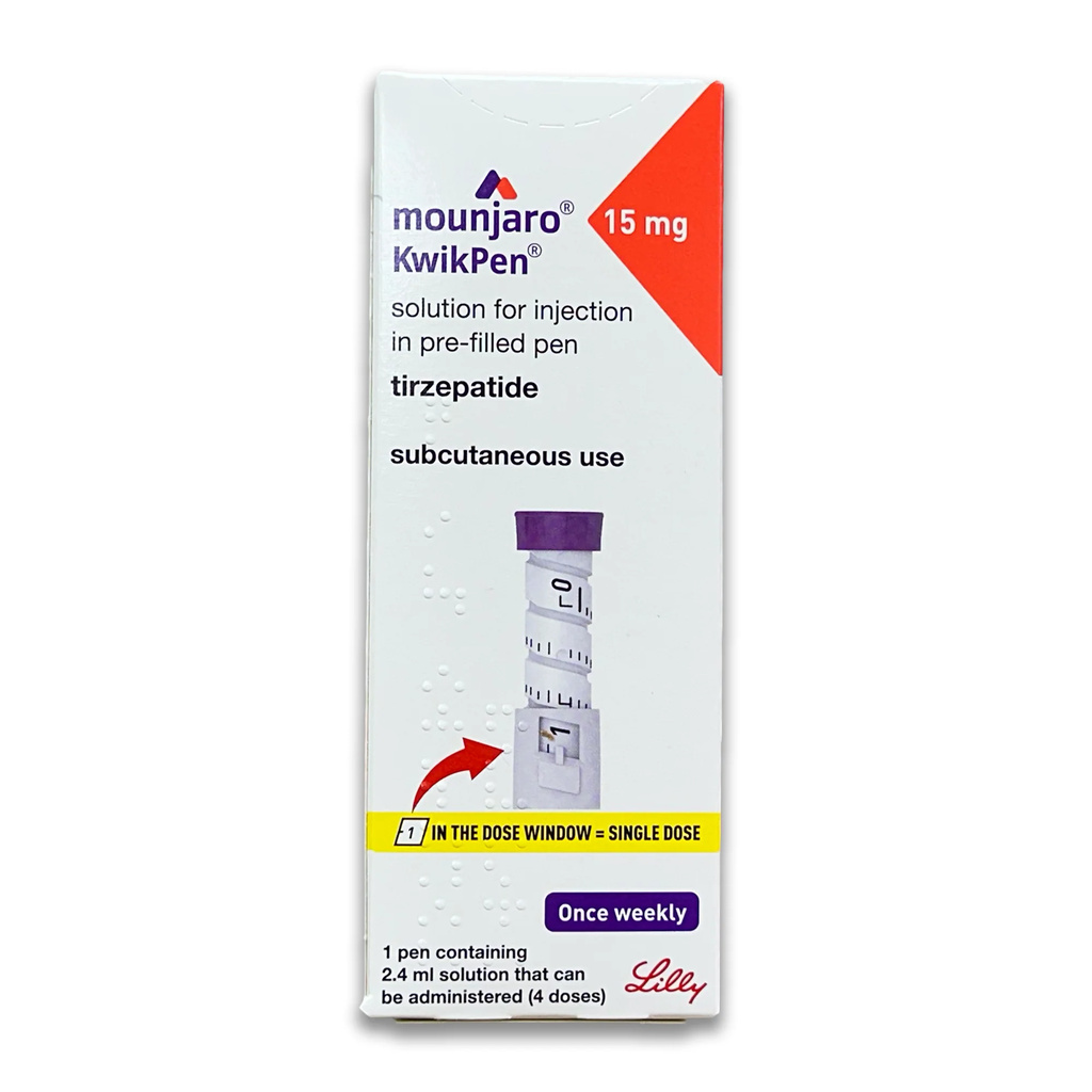 Mounjaro KwikPen 15MG/0.6ML SC Pre-Filled Pen 1s