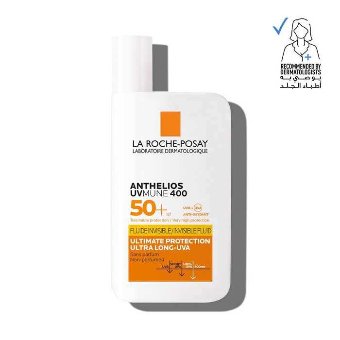 La Roche Posay Anthelios Uvmune400 Sunscreen[SPF50+] Invisible Fluid 50ml
