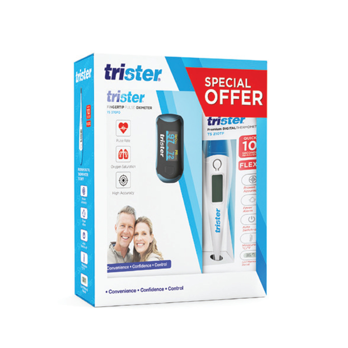 Trister Pulse Oximeter TS370PO + Thermometer 10 Sec PROMO PA