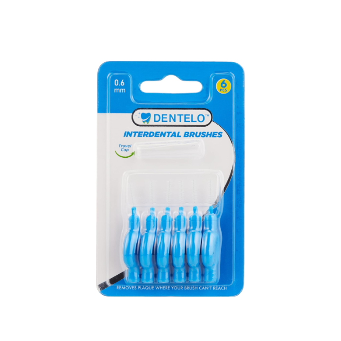 Dentelo Interdental Brushes 0.6mm 6pcs