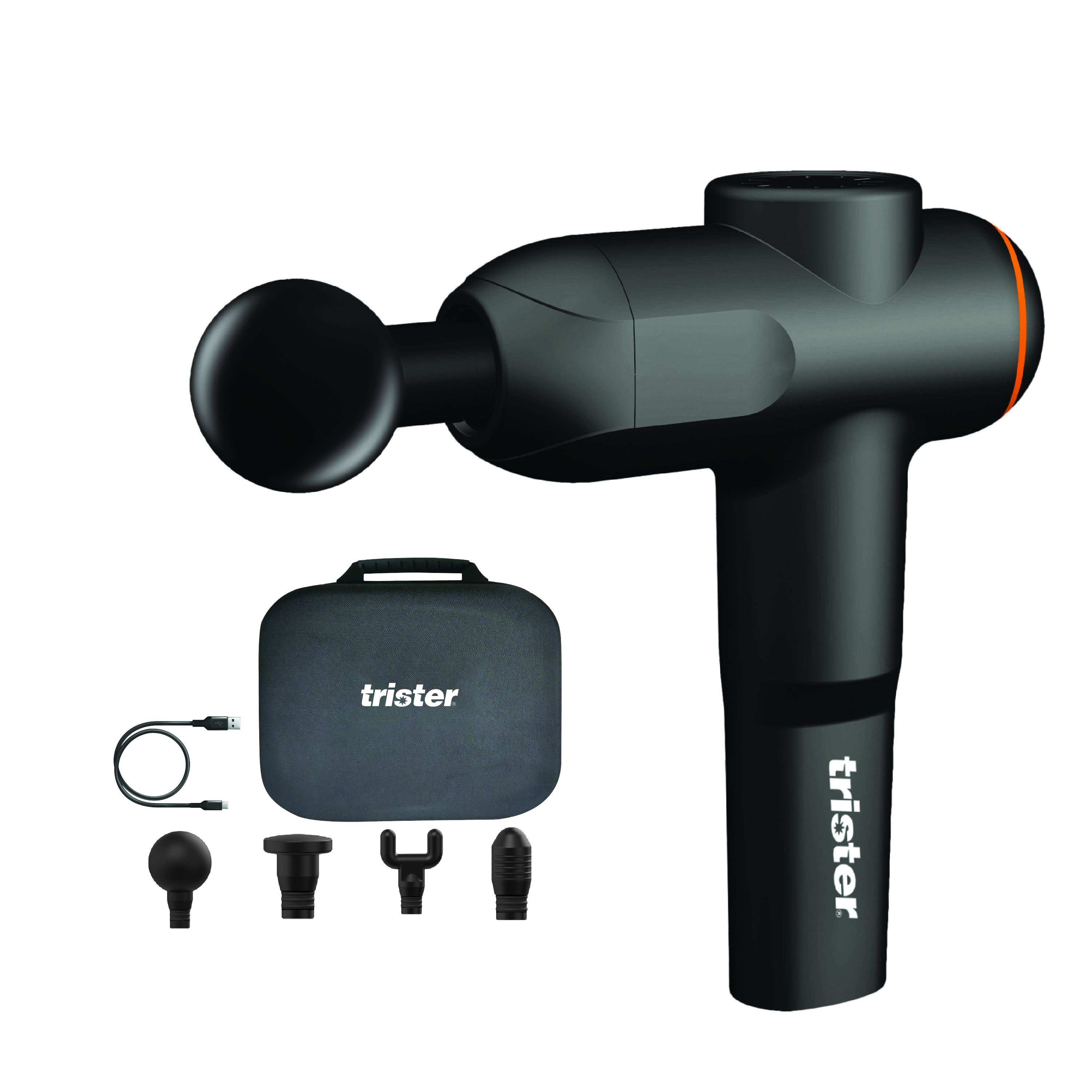 Trister Physio Gun Massager, Deep Tissue & Muscle Relaxation - TS 560GM