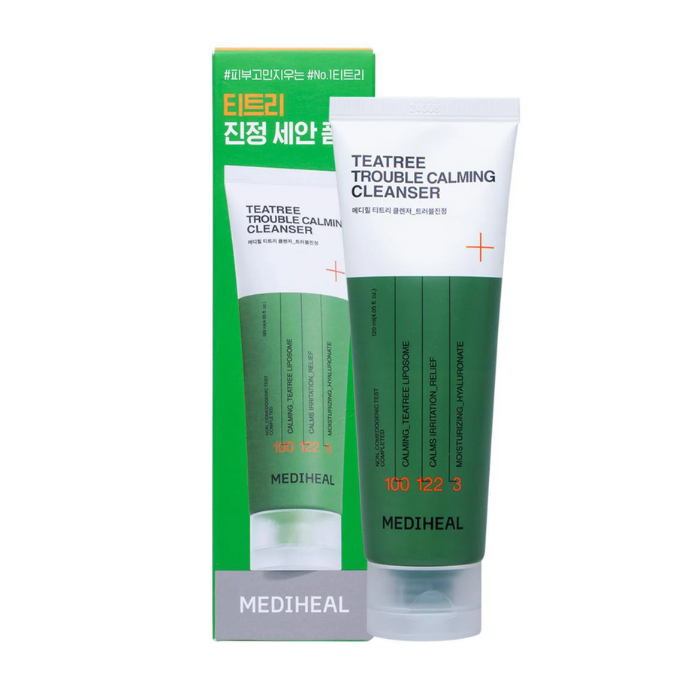 ميديهيل تي تري تربل كلمنغ كلينزر، فوم يومي لطيف للبشرة الحساسة والمعرضة لحب الشباب - 120 مل