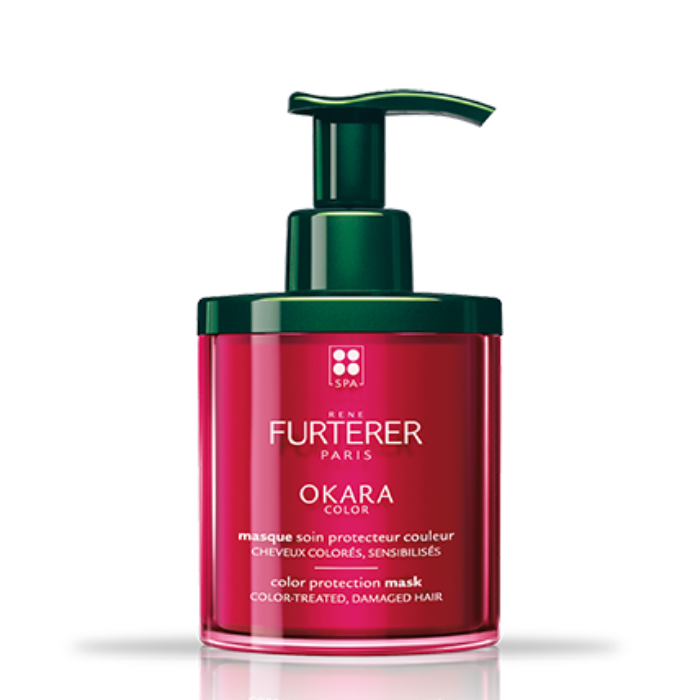 Rene Furterer Okara Color Protection Mask – Nourishing Hair Mask to Protect, Repair & Prolong Color-Treated Hair 200 ml