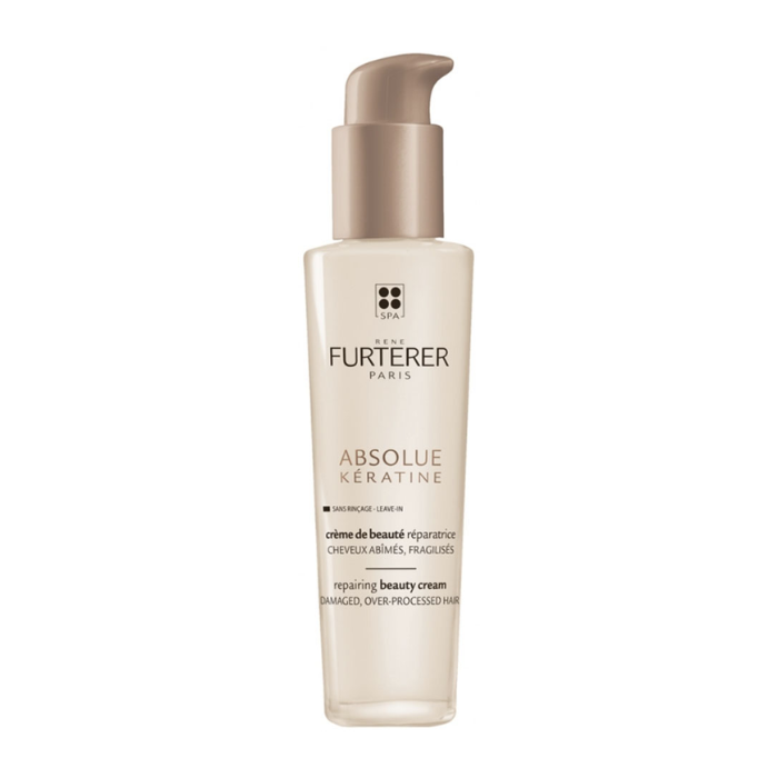 Rene Furterer Absolue Keratine Renewal Cream - Leave-In Repair Cream for Damaged, Over-Processed & Brittle Hair 100ml