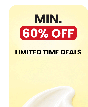Min. 60% Off