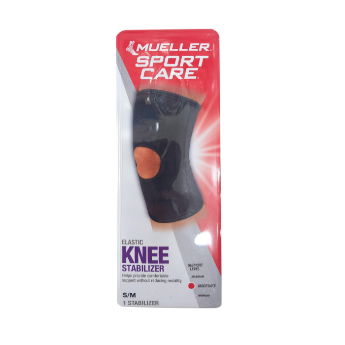Mueller Elastic Knee Stabilizer Black Small/Medium
