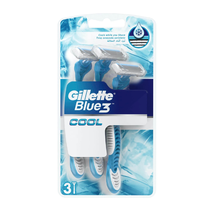 Gillette Blue III Cool Disposable Razor 3's