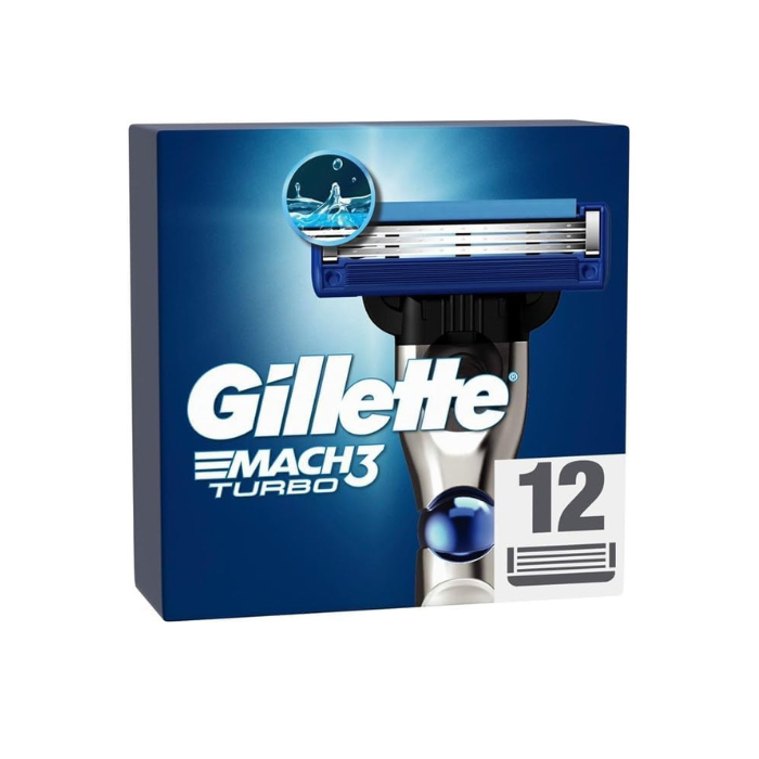 Gillette Mach3 Turbo Blades 12's