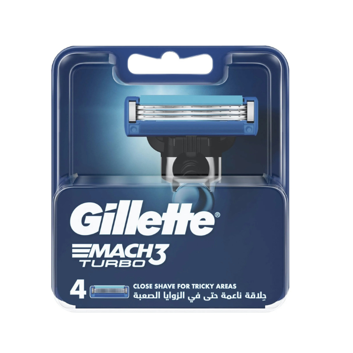 Gillette Mach3 Turbo Cartridge 4's