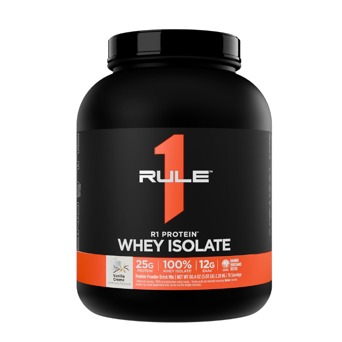 Rule1 Protein 76 Servings Vanilla  Creme 4.89 Lb