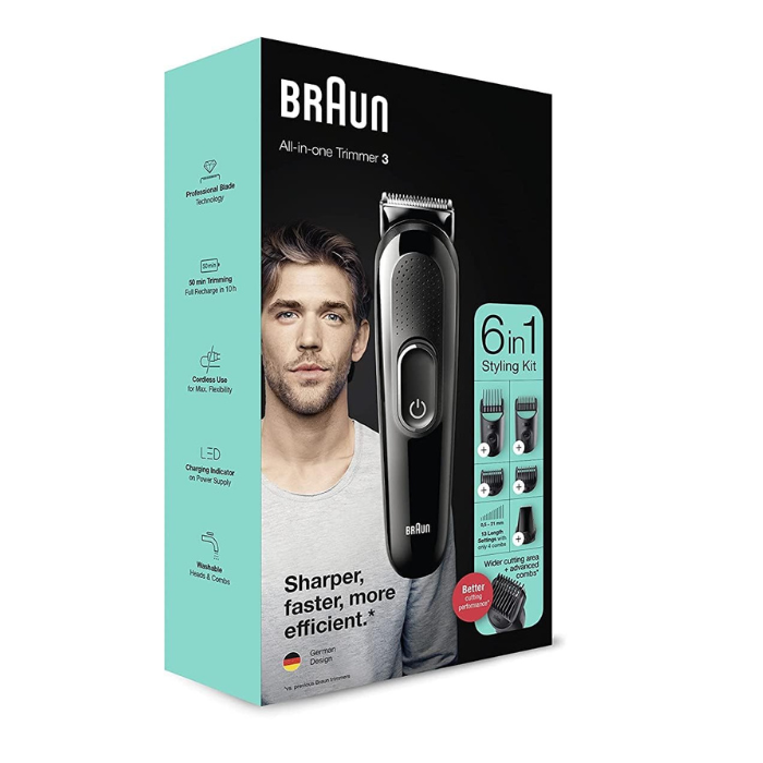 Braun Multi groomer 6In1 Face&Head Trimming Kit