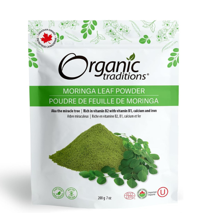 Organic Traditions Moringa Leaf Powder 200 g