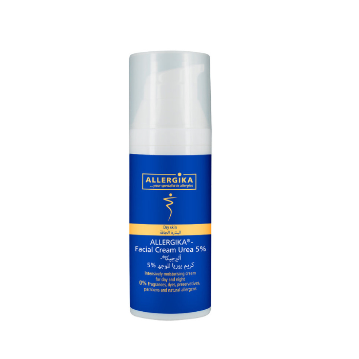 Allergika 5% Urea Facial Cream 50 ml Bottle