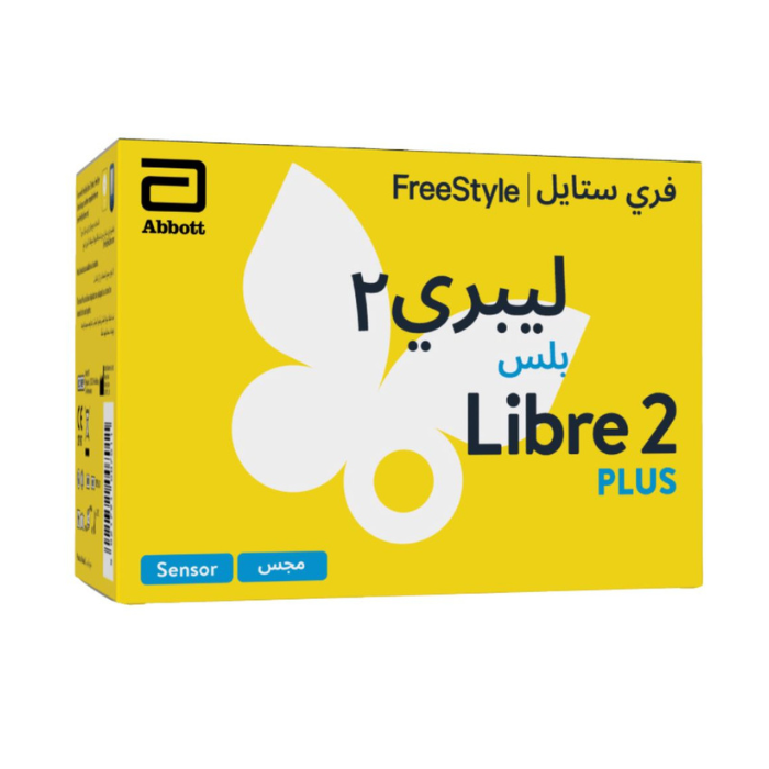 Freestyle Libre 2 Plus Sensor, Continuous Glucose Monitoring – 1 Pack
