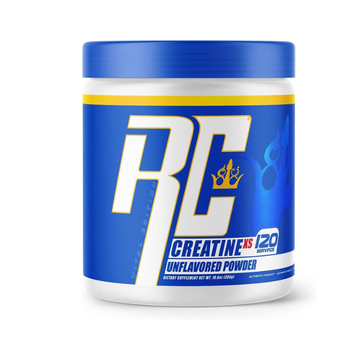 Ronnie Coleman Creatine-XS Unflavored, Pure Creatine Monohydrate for Muscle Strength and Recovery - 120 Servings