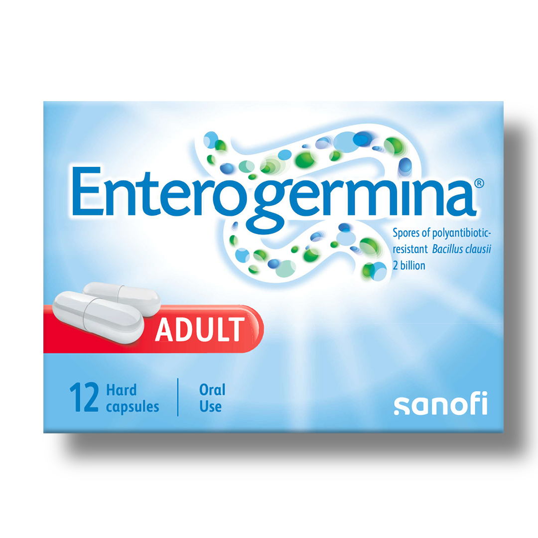 Enterogermina Hard Gelatin Capsules 12's