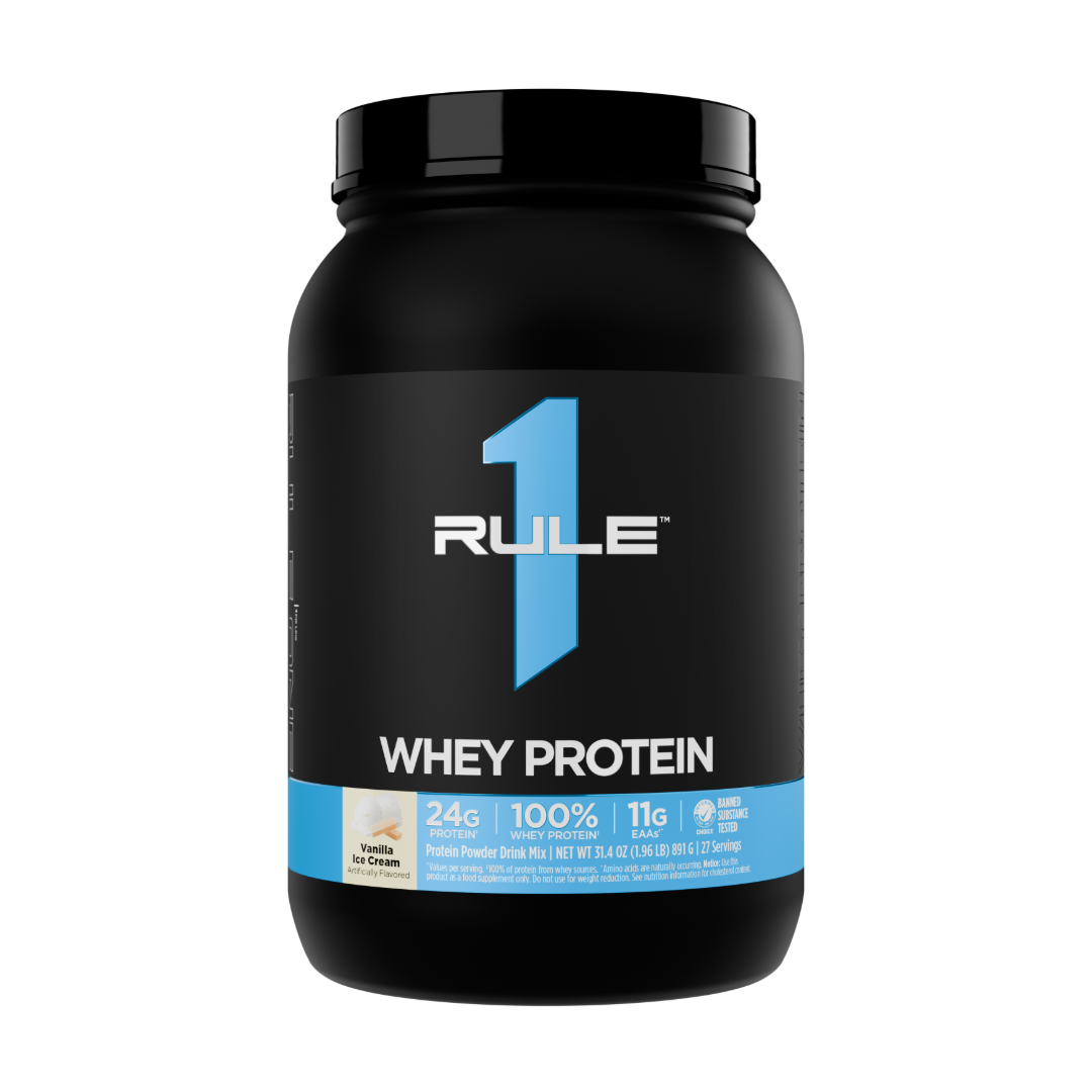 Rule1 Whey Blend 27 Servings Vanilla Ice Cream 1.96lb