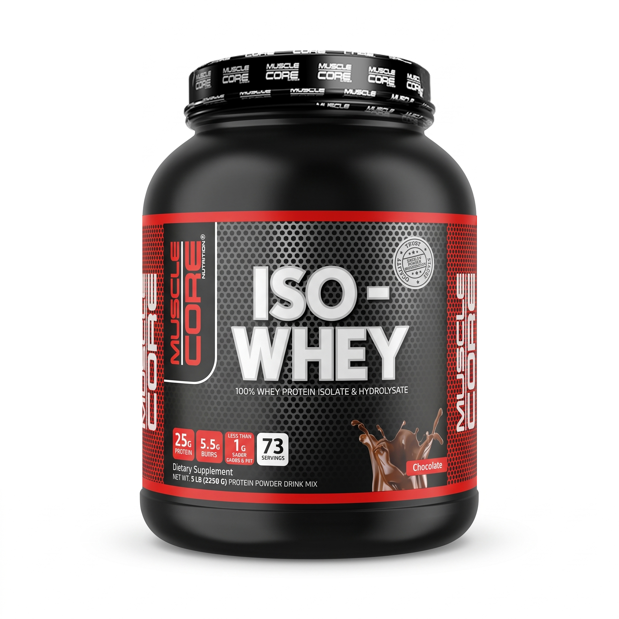 Muscle Core Nutrition Iso Whey 5 Lb Chocolate
