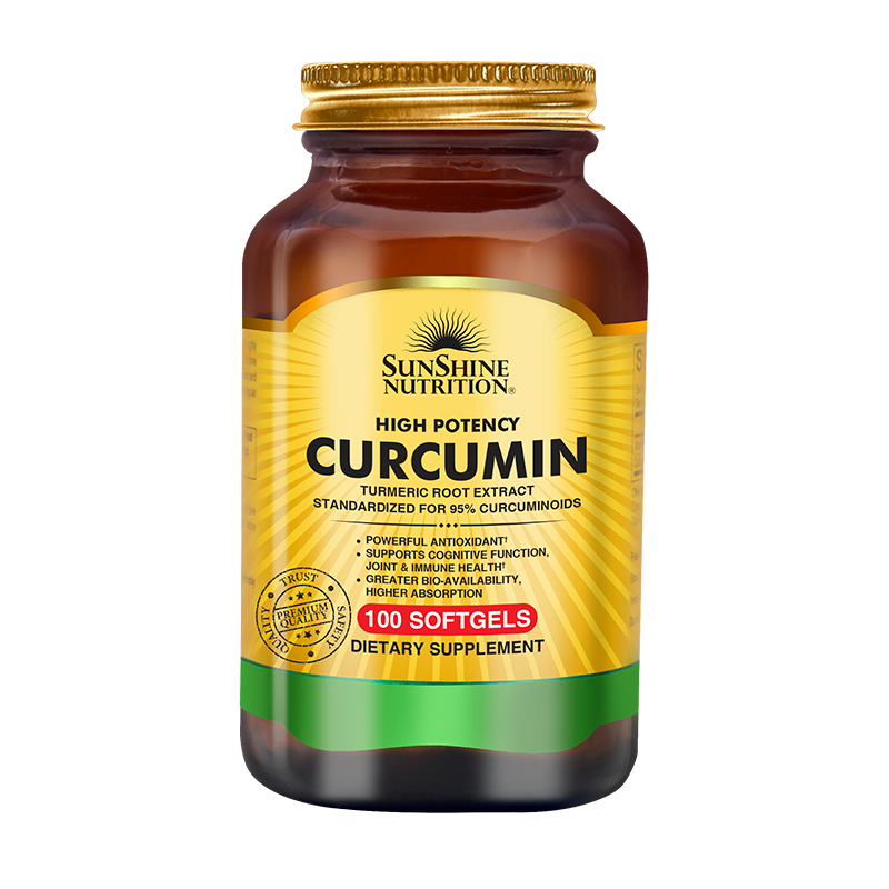 Sunshine Nutrition High Potency Curcumin 100 Softgels