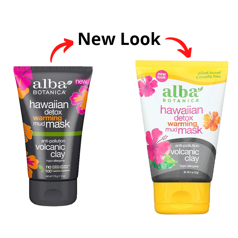 Alba Hawaiian Detox Warming Mud Mask 4 Oz