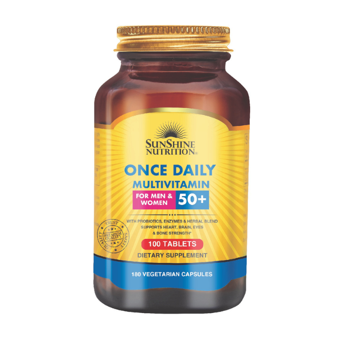 Sunshine Nutrition Once Daily Multivitamin Men & Women 50+  100 Tablets