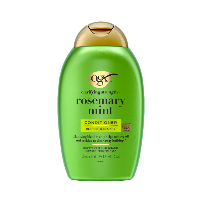 OGX Refreshing Scalp + Rosemary Mint Clarifying Conditioner with Lipi Pro Shield Technology, 385ml