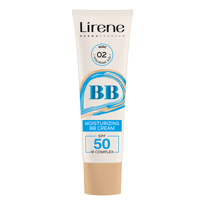 Lirene BB Moisturizing SPF50 Cream 02 Nude 30g