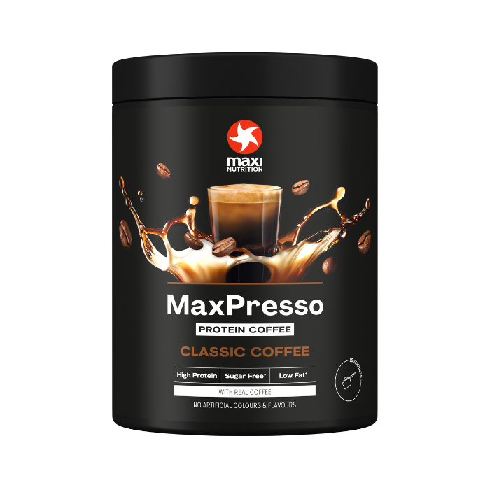 Maxi Nutrition MaxPresso Protein Coffee, 22g Whey Protein with Real Coffee Extract, Sugar-Free, 300g