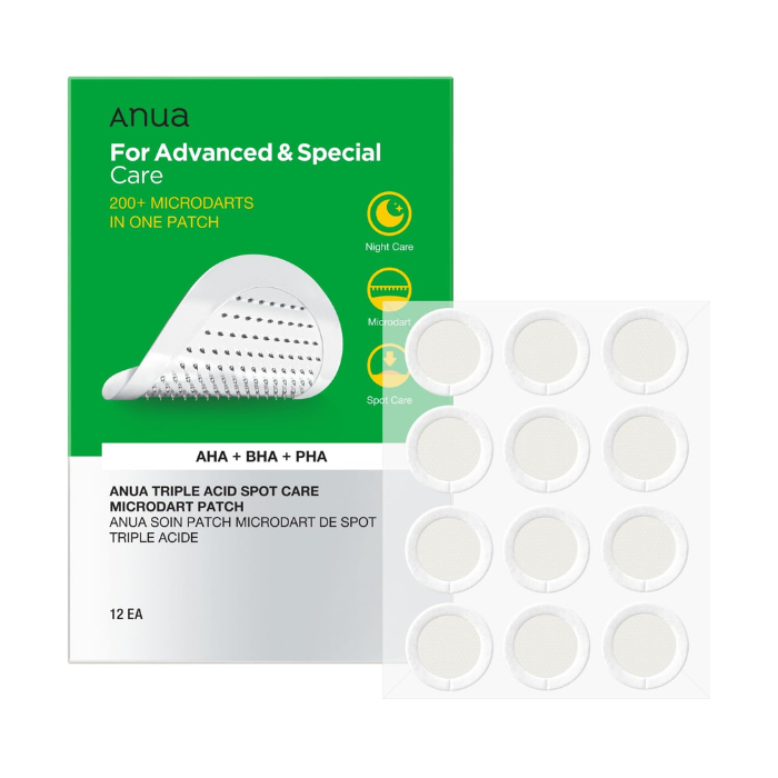 Anua Triple Acid Spot Care Microdart Patch 12s