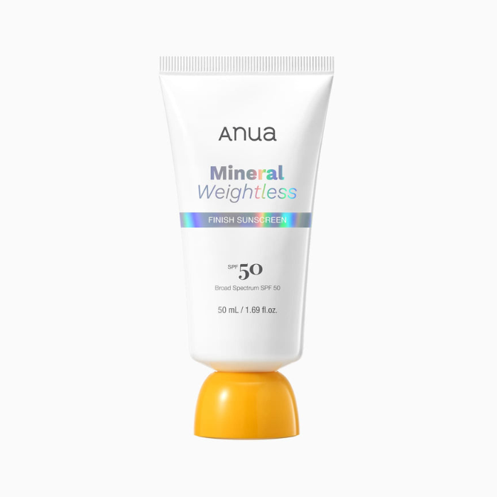 Anua Mineral Weightless Finish SPF50 Sunscreen Cream 50ml