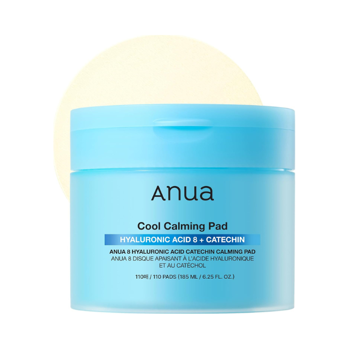 Anua Hyaluronic Acid 8 Catechin Calming Pad 185ML 110s