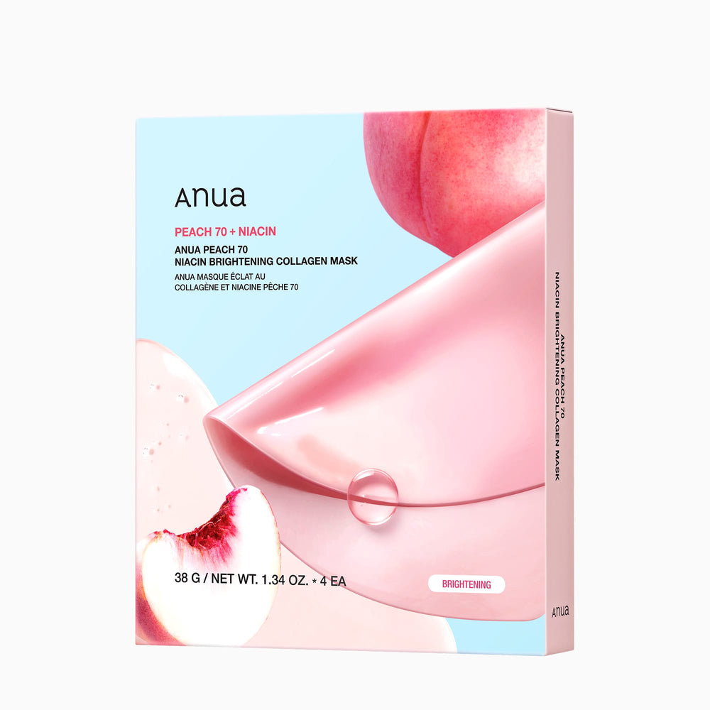 Anua Peach 70 Niacin Brightening Collagen Mask 38g 4s