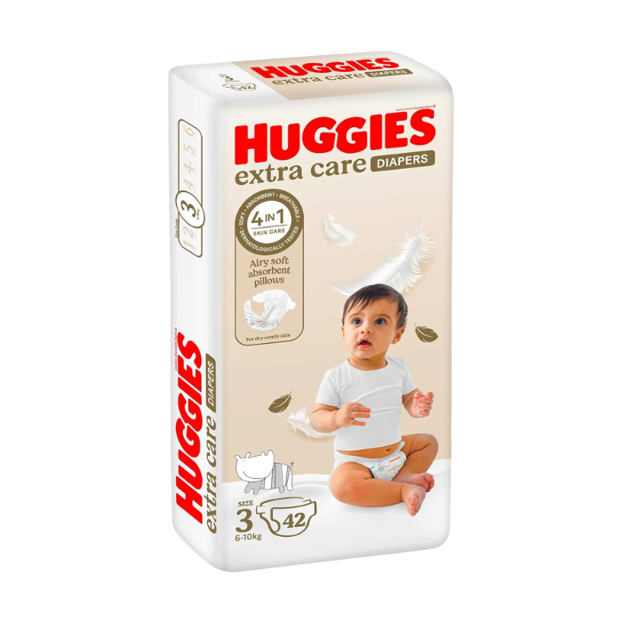 Huggies Extra Care Diaper Size 3 42s