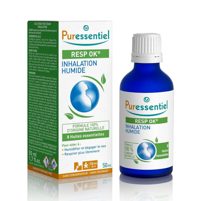 Puressentiel Respiratory Steam Inhalation Oil 50ml