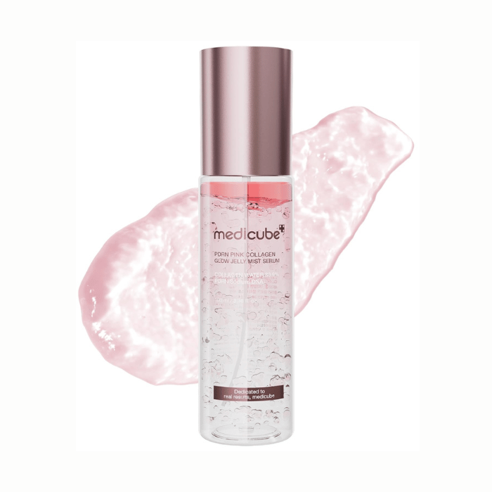 Medicube PDRN Pink Collagen Glow Jelly Mist Serum with Niacinamide & Hyaluronic Acid, 100ml