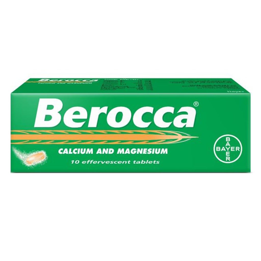 Berocca With Calcium & Magnesium Effervescent Tablets 10's
