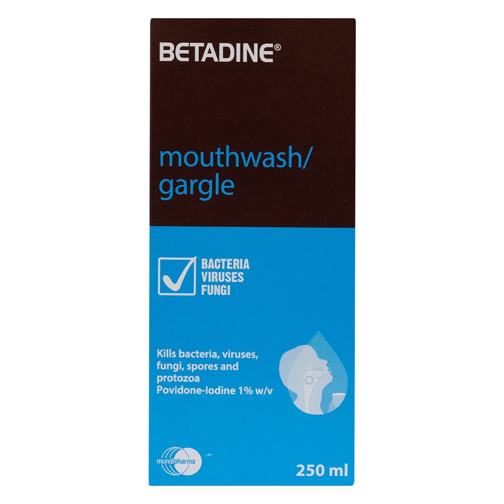 Betadine Mouthwash Gargle 250 ml