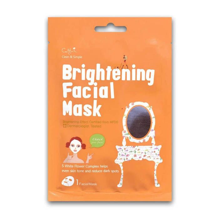 Cettua Clean & Simple Brightening Facial Mask 1's
