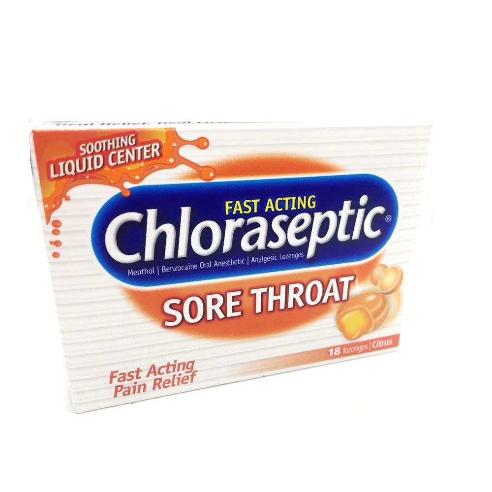 Chloraseptic Lc Lozenges Citrus 18's