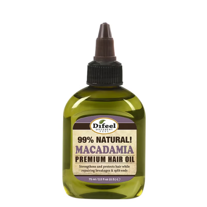 Difeel 99% Natural Macadamia Premium Hair Oil 75 ml