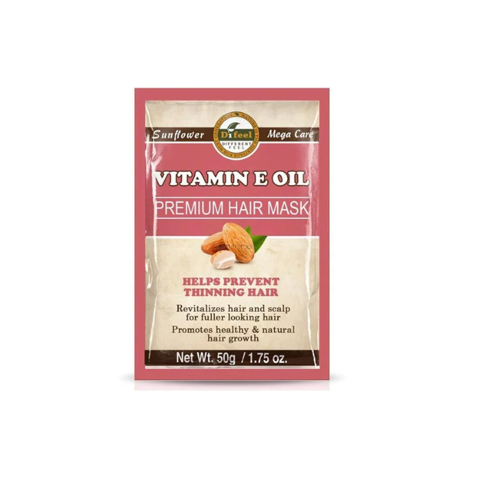 Difeel Premium Hair Mask Vitamin E Oil 50g Pack