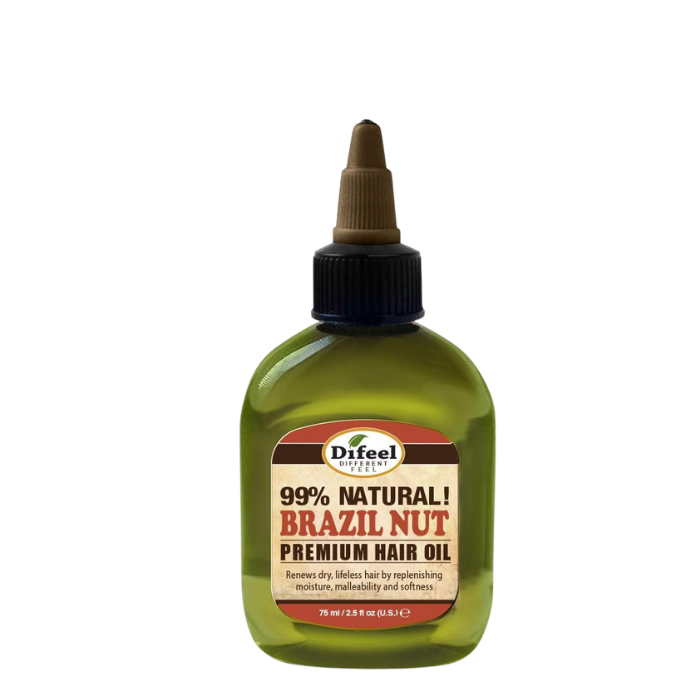 Difeel Premium Natural Hair Oil Brazilian Nut 75ml