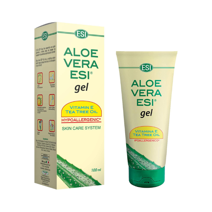 ESI Aloe Vera Gel W/ Vitamin E + Tea Tree 100ML 2214/3390