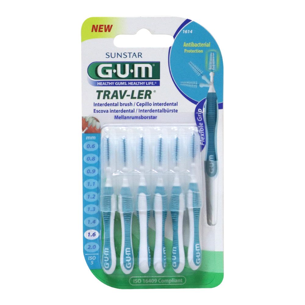Gum Proxa Traveler Interdent 1.6mm -1614M6 
