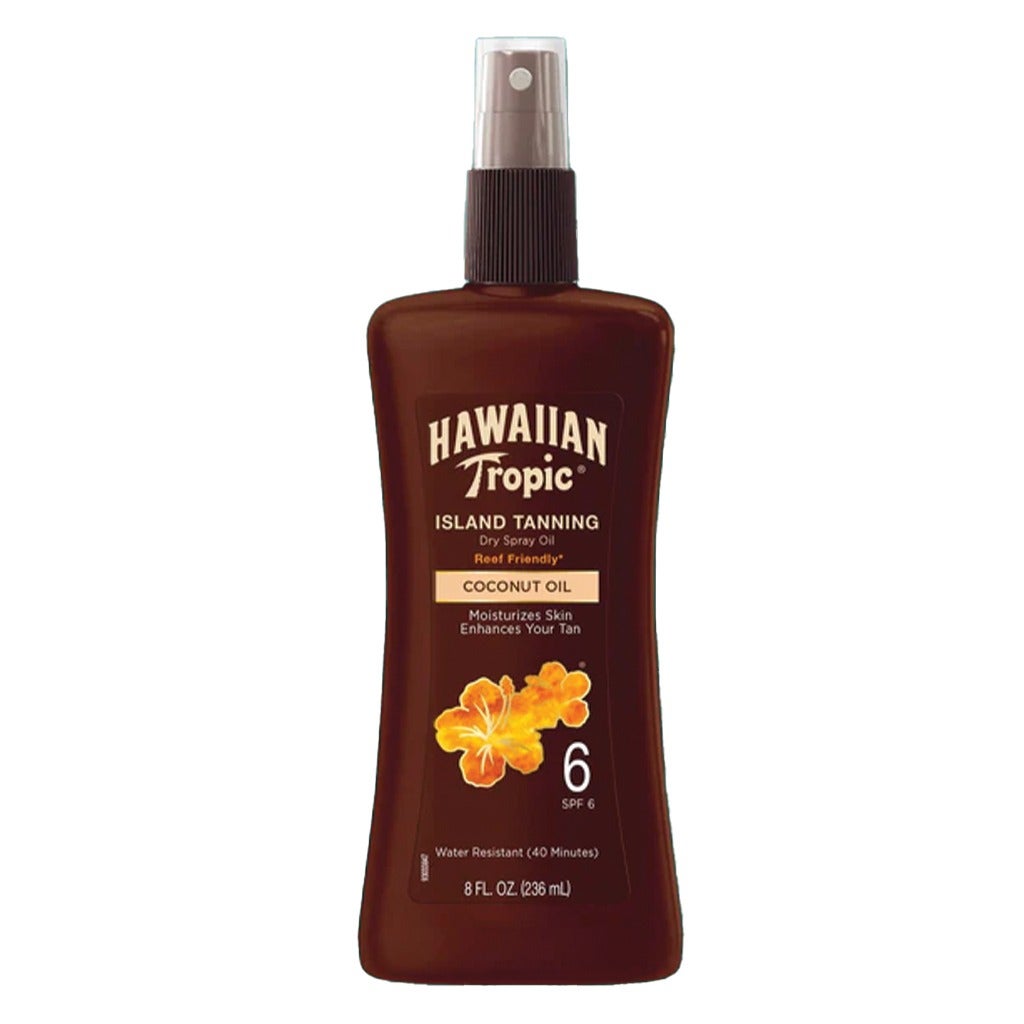 Hawaiian Tropic Island Tanning spf6 Coconut Oil Spray 236 ml
