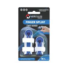 Hercules Supports Finger Splint Two Sided Medium and Large HS 305FS 2s