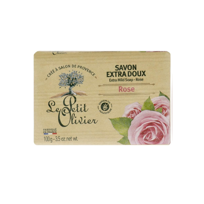 Le Petit Olivier Extra Mild Soap - Rose 100g