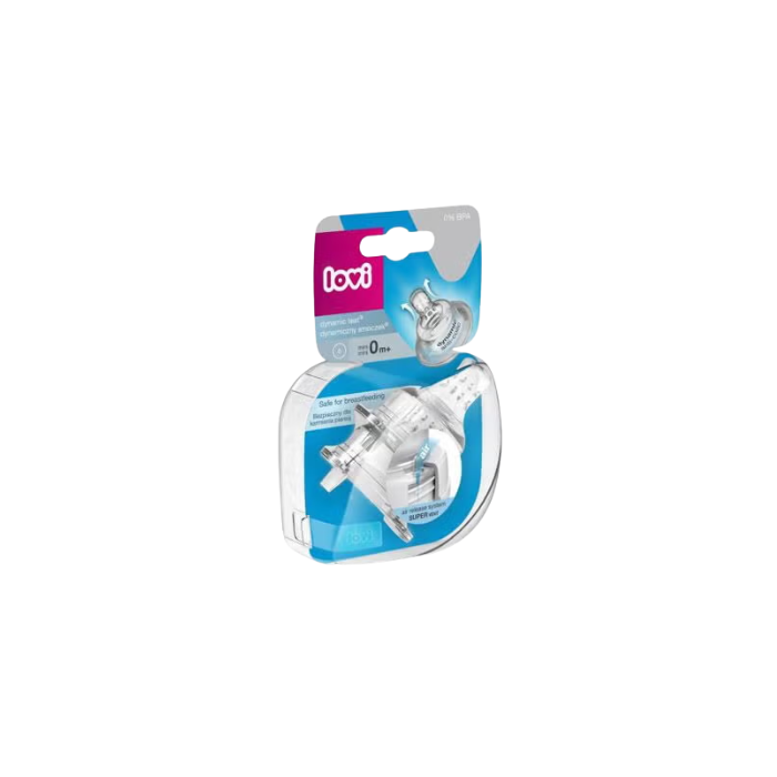 Lovi Dynamic Teat - Super Vent 0m+ Mini 2pcs