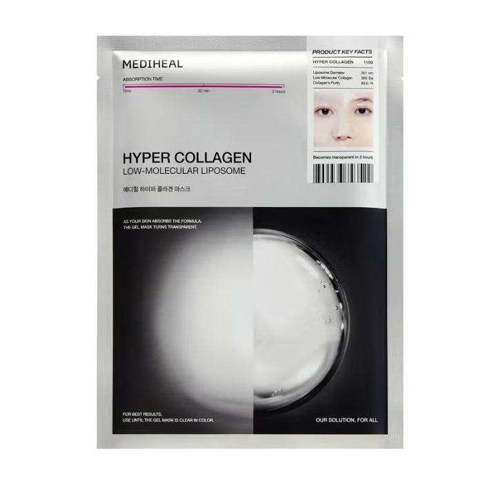 Mediheal Hyper Collagen Firming and Hydrating Gel Mask for Elasticity, Pore Refinement, Anti-Aging - 35g