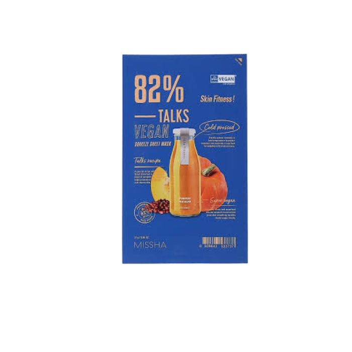 Missha Talks Vegan Squeeze Sheet Mask Skin Fitness 27g